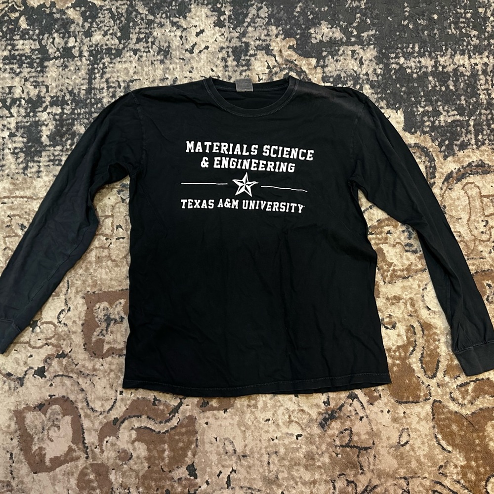 Black Texas A&M University Long Sleeve Shirt